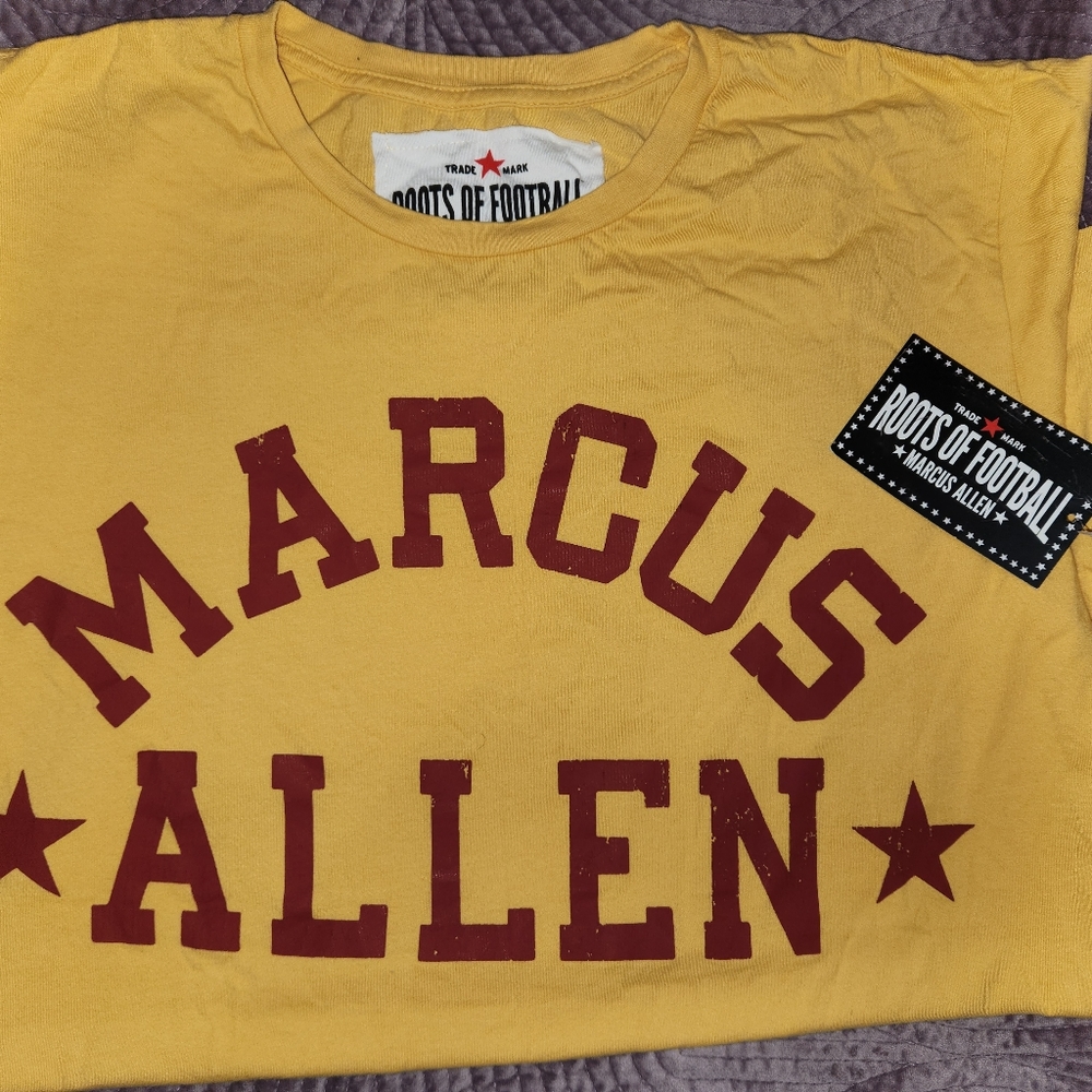 New Roots of Fight Marcus Allen football XL  shirt. Never been worn.